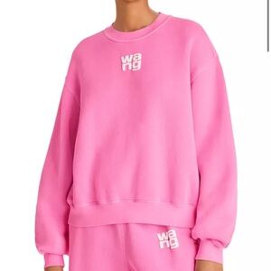 Alexander Wang essential Terry Crew Sweatshirt